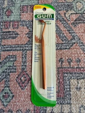 Orange Gum Stimulator - Sunstar G•U•M Portable Gum Care Tool